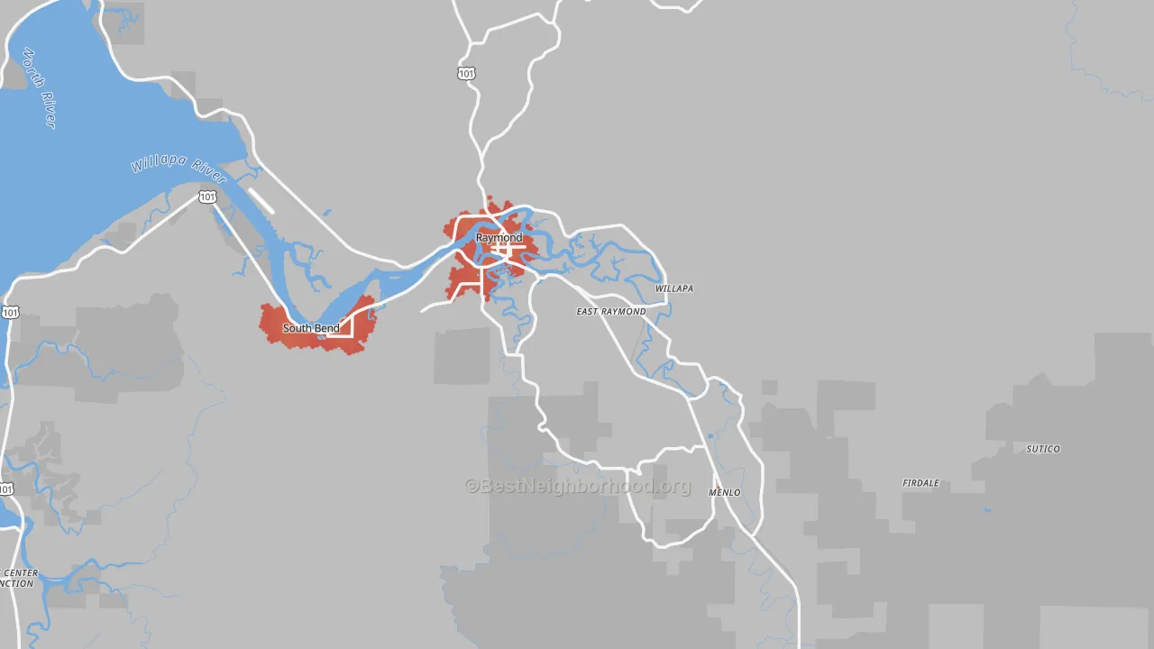Transit Grade map of 98577, WA