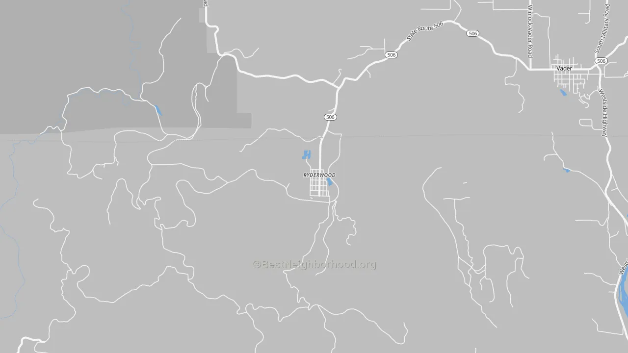 Transit Grade map of 98581, WA