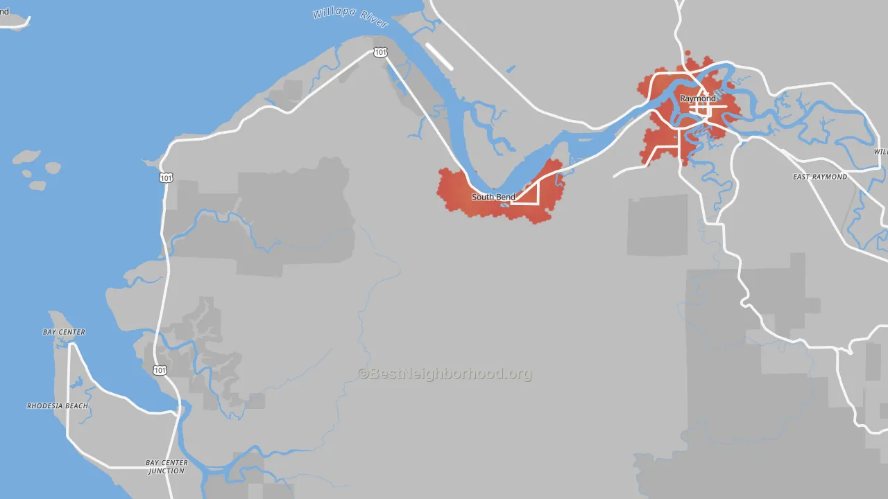Transit Grade map of 98586, WA