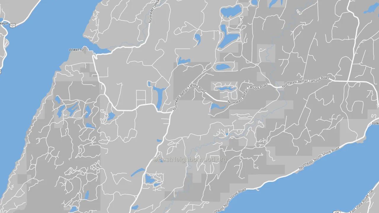 Transit Grade map of 98588, WA