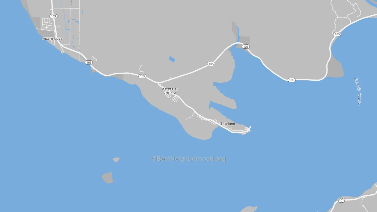 Transit Grade map of 98590, WA