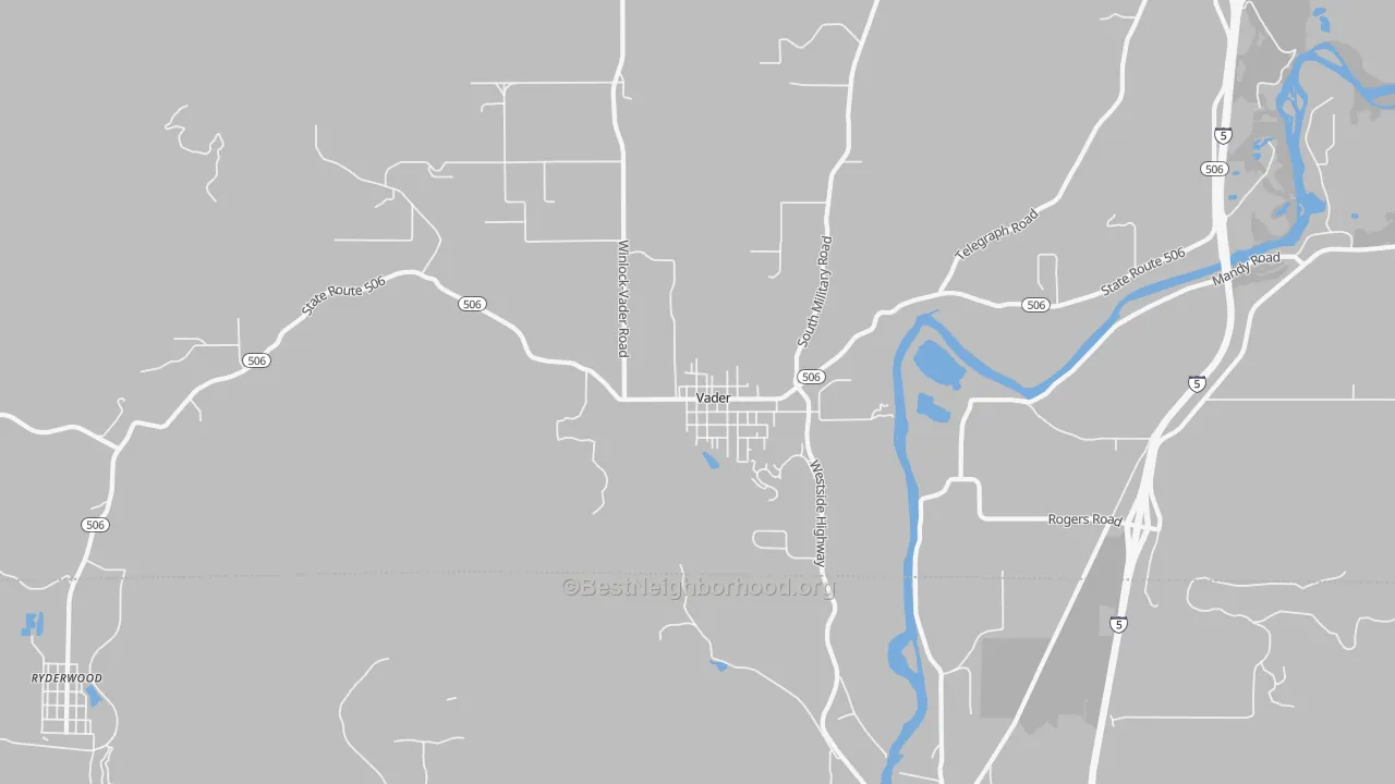 Transit Grade map of 98593, WA