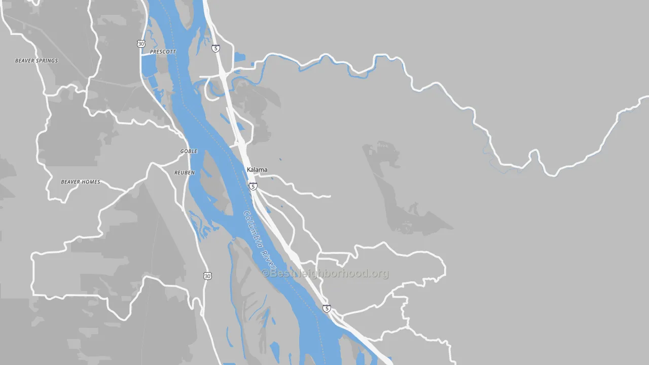 Transit Grade map of 98625, WA