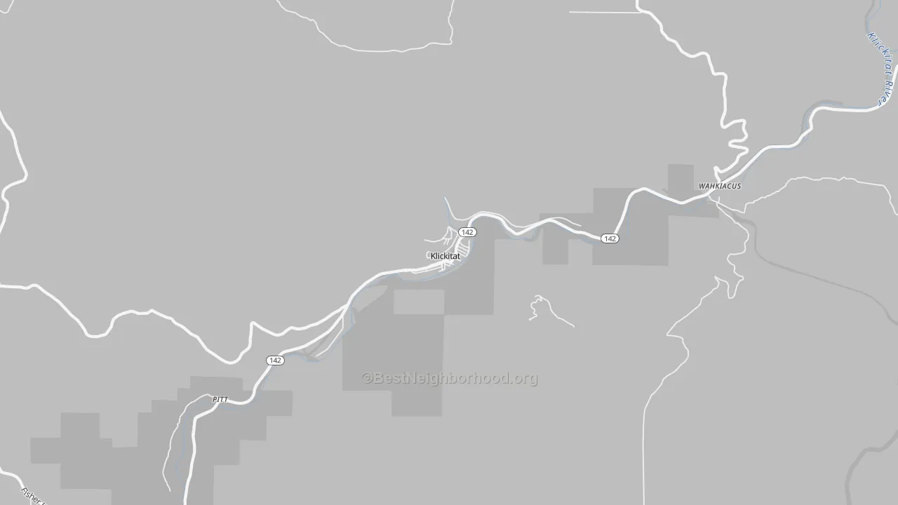 Transit Grade map of 98628, WA