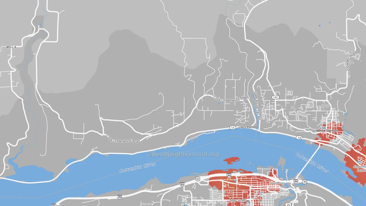 Transit Grade map of 98651, WA