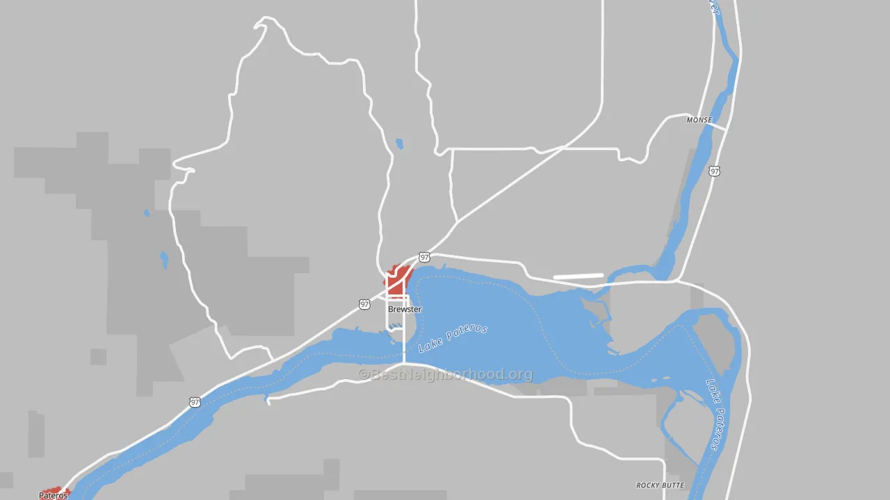 Transit Grade map of 98812, WA