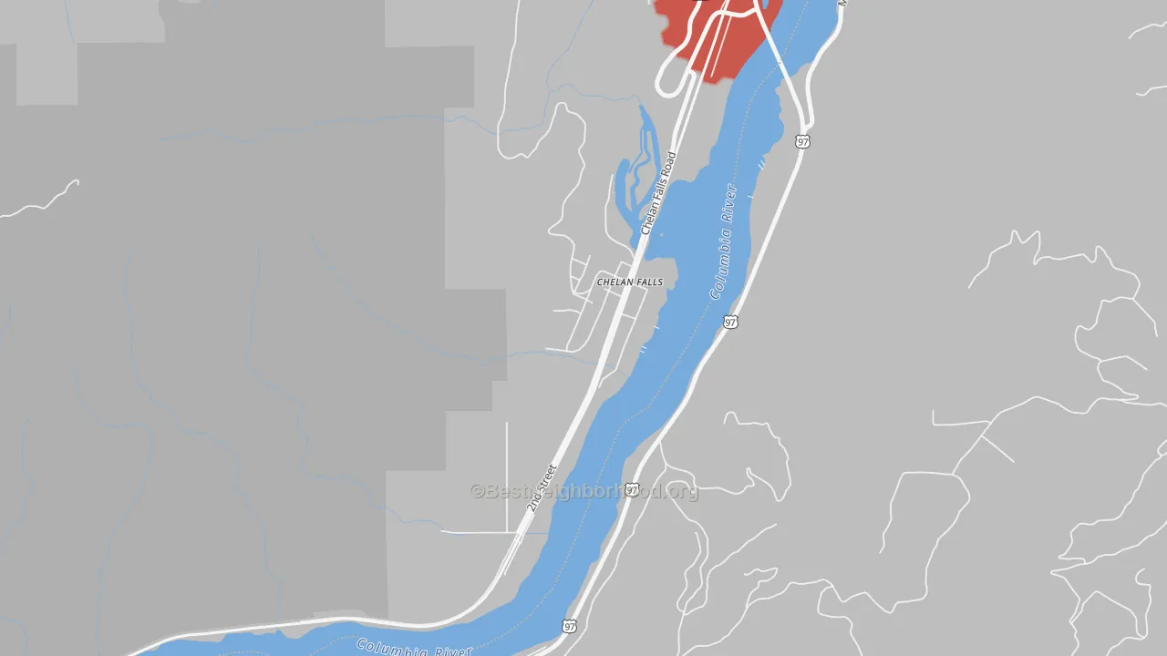 Transit Grade map of 98817, WA