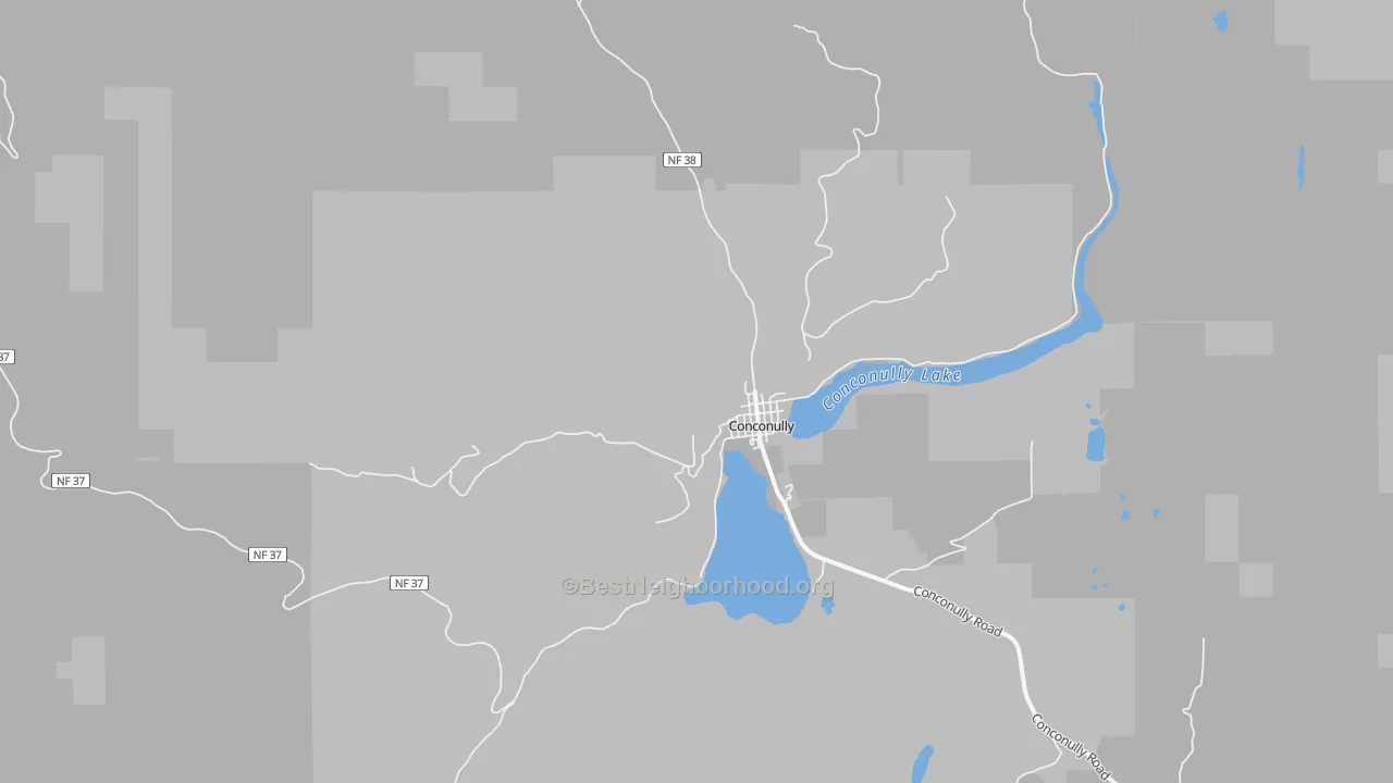Transit Grade map of 98819, WA