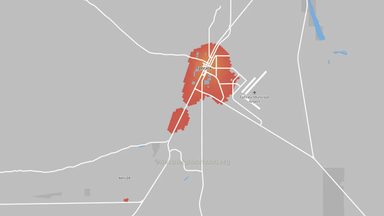 Transit Grade map of 98823, WA