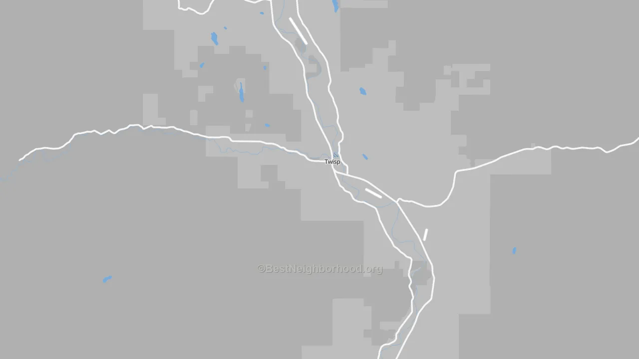 Transit Grade map of 98856, WA