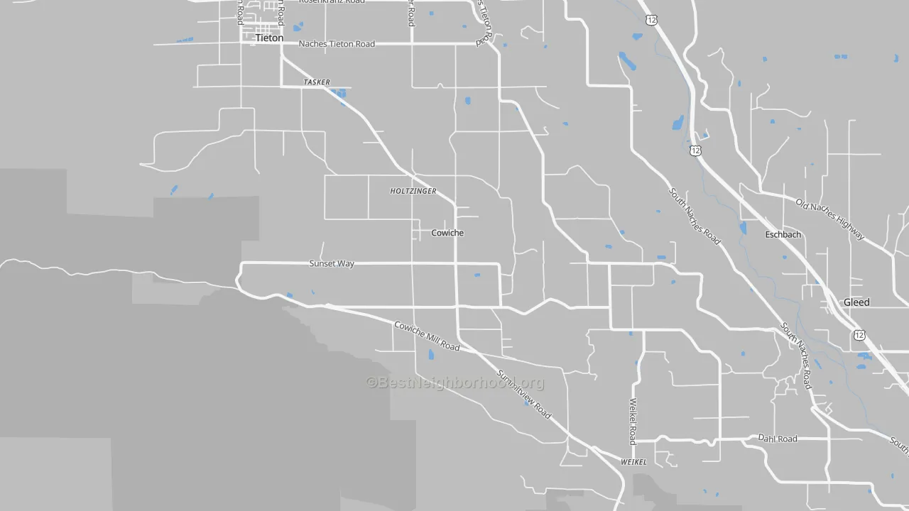 Transit Grade map of 98923, WA