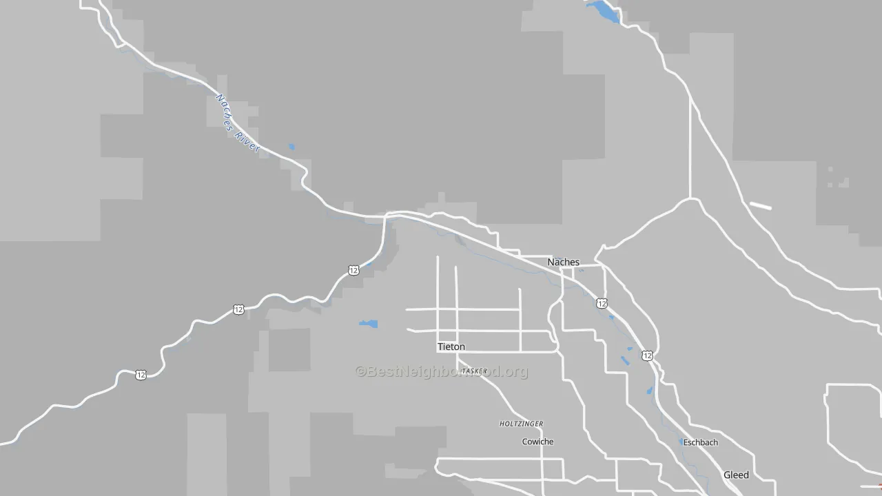 Transit Grade map of 98937, WA