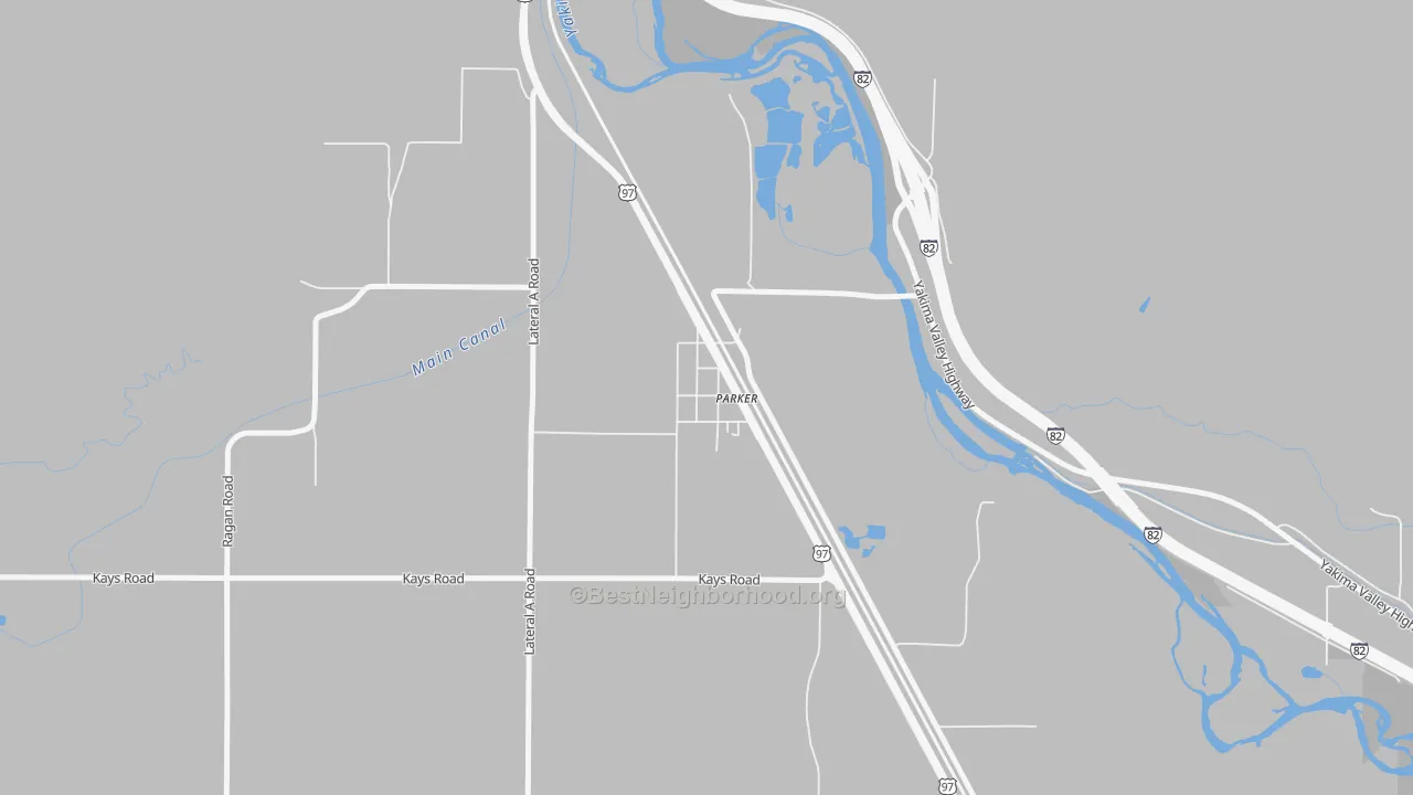 Transit Grade map of 98939, WA