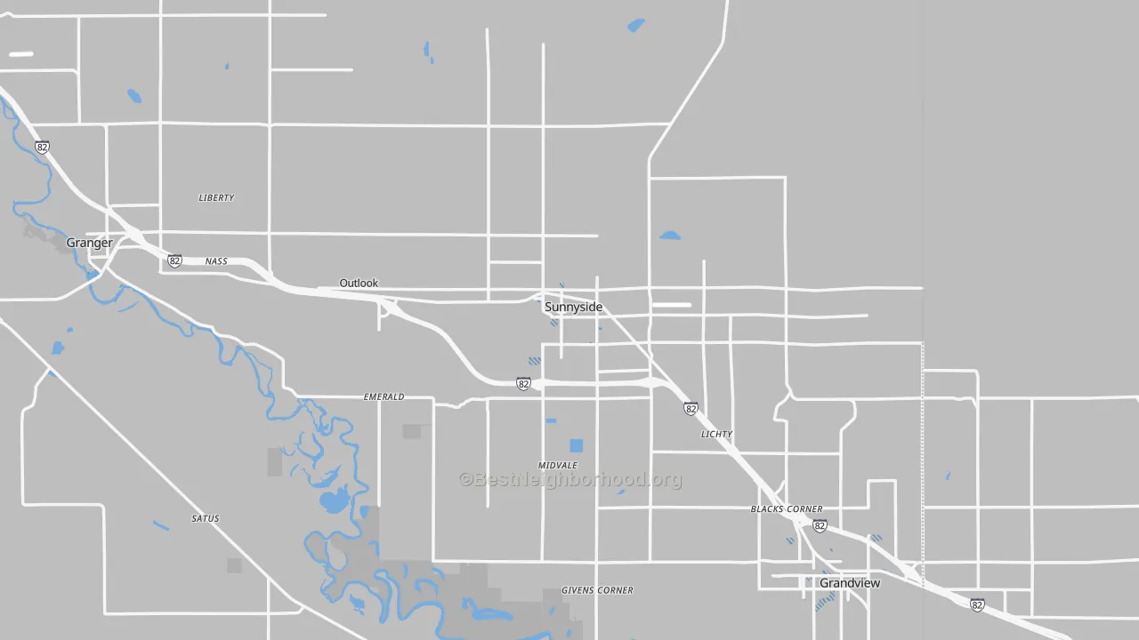 Transit Grade map of 98944, WA