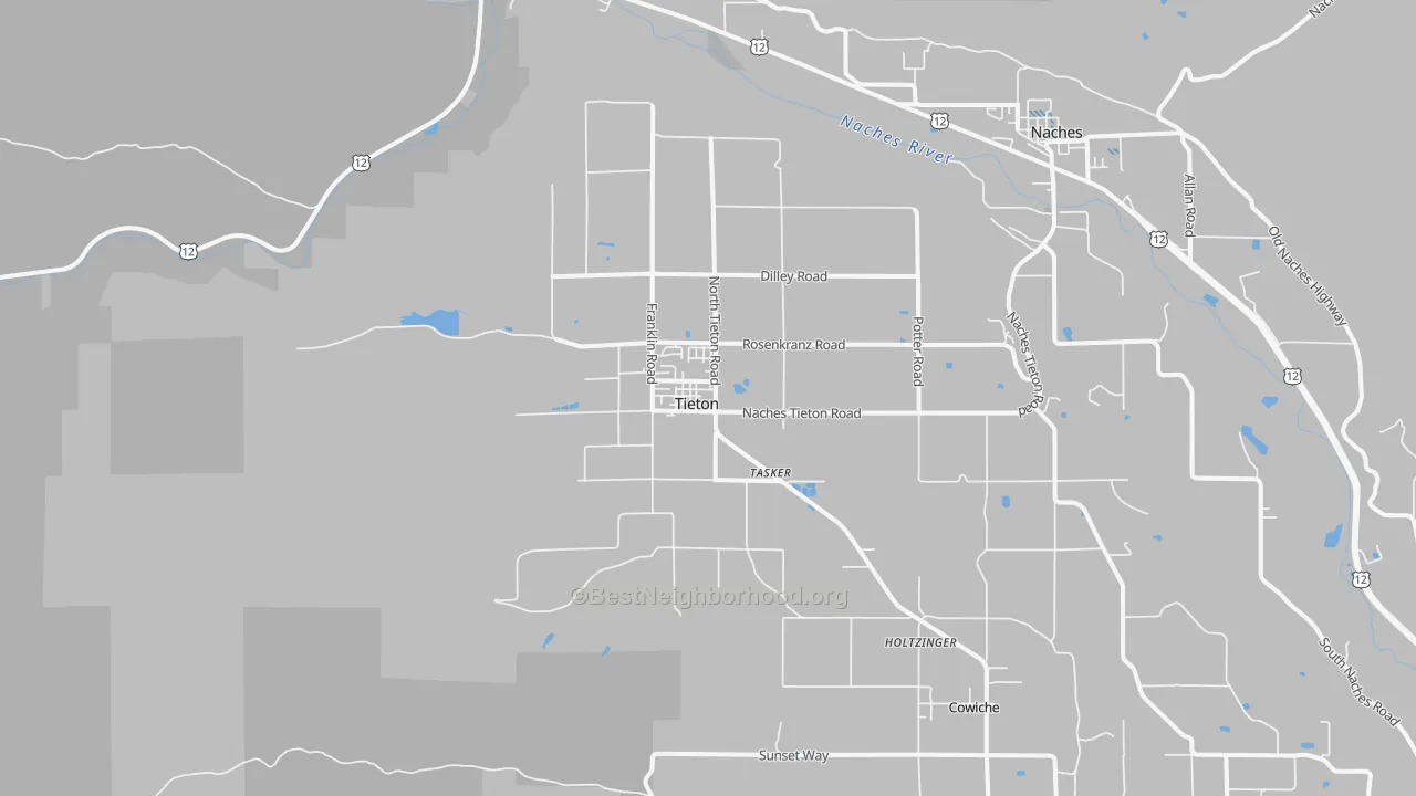 Transit Grade map of 98947, WA