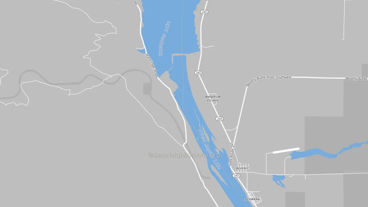 Transit Grade map of 98950, WA