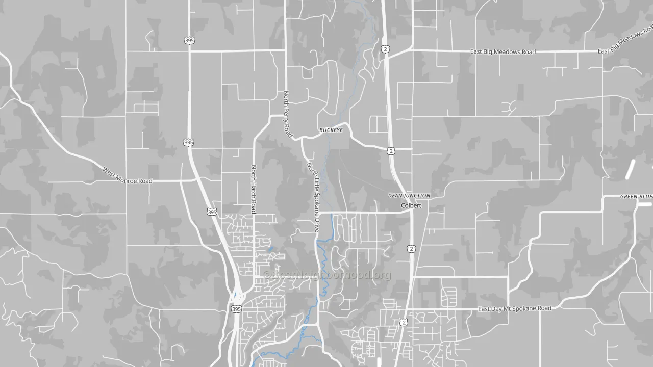 Transit Grade map of 99005, WA