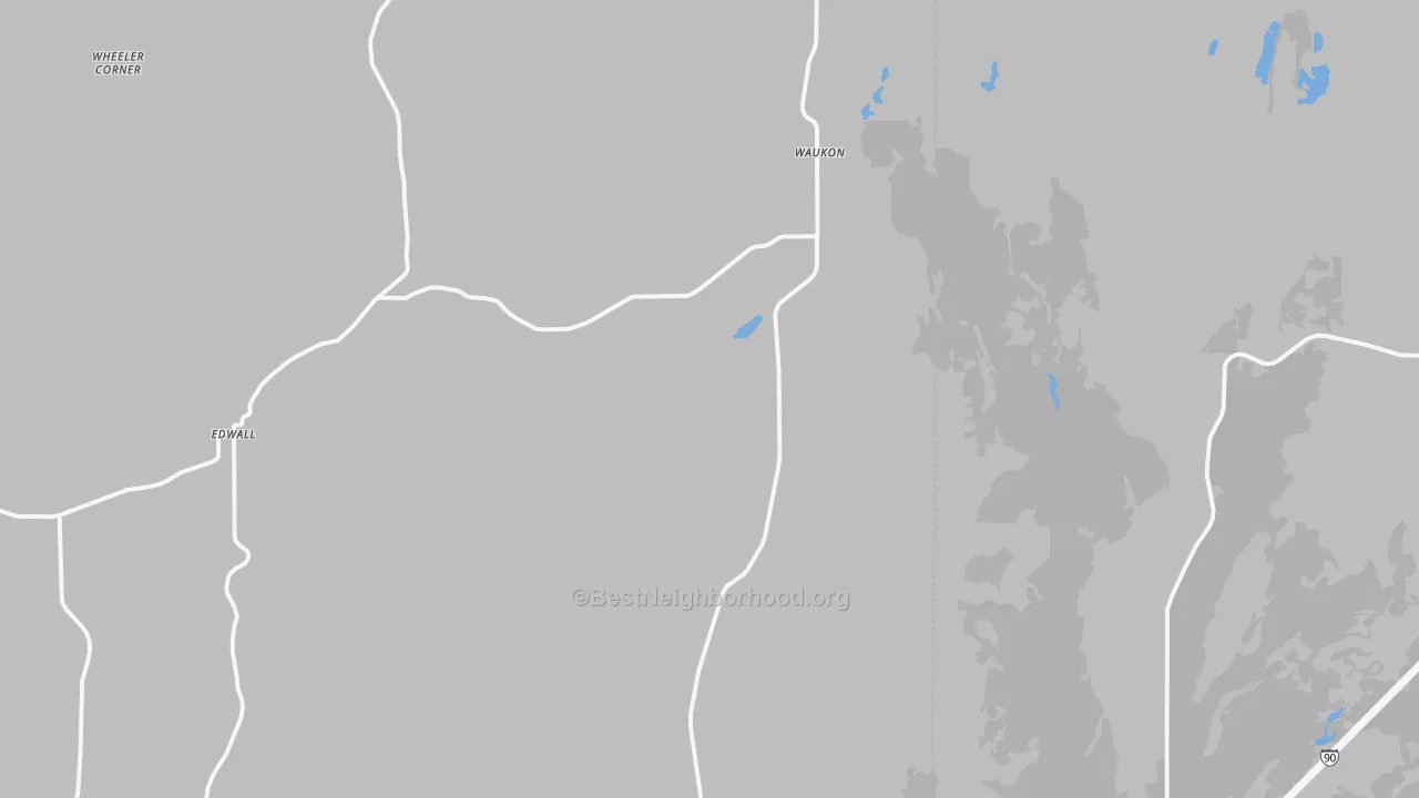 Transit Grade map of 99008, WA