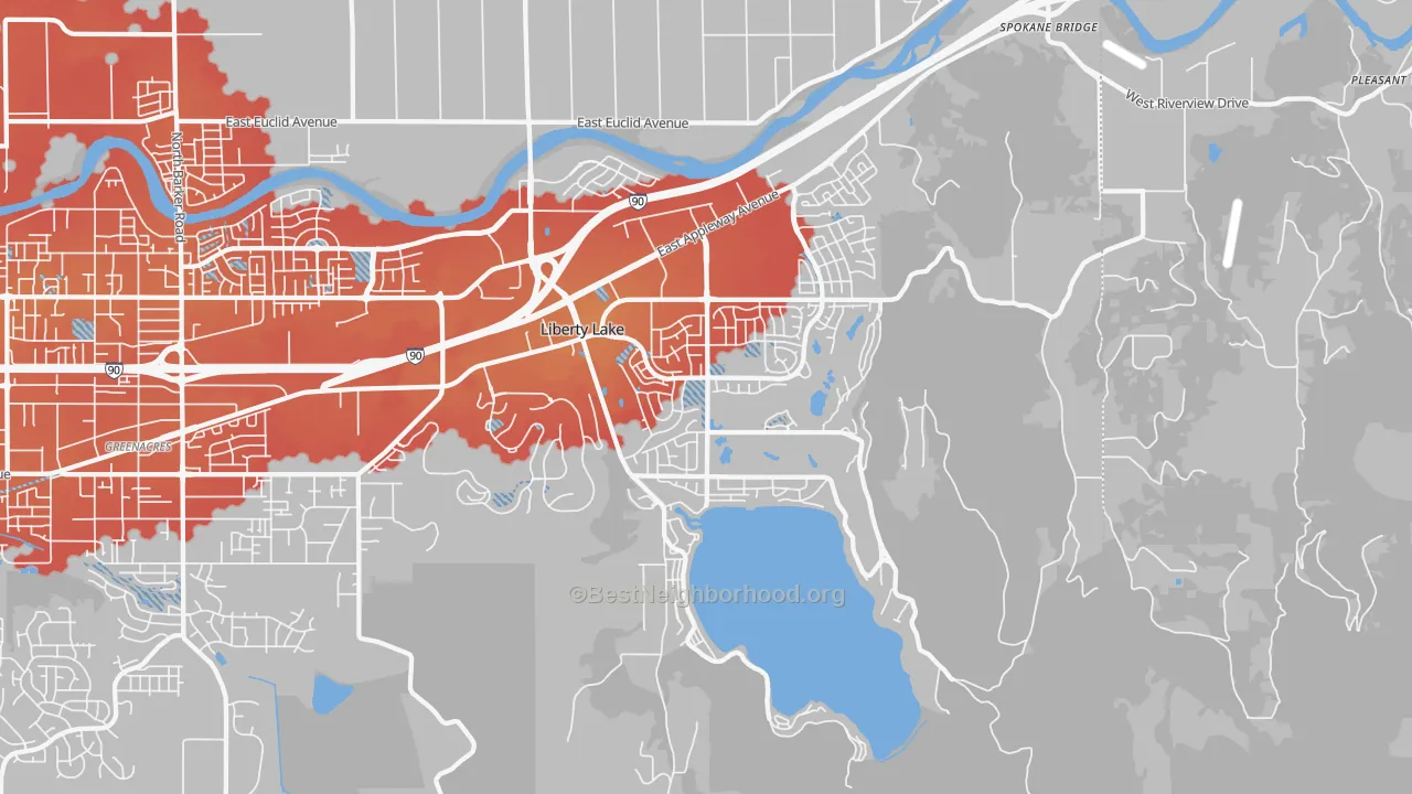 Transit Grade map of 99019, WA