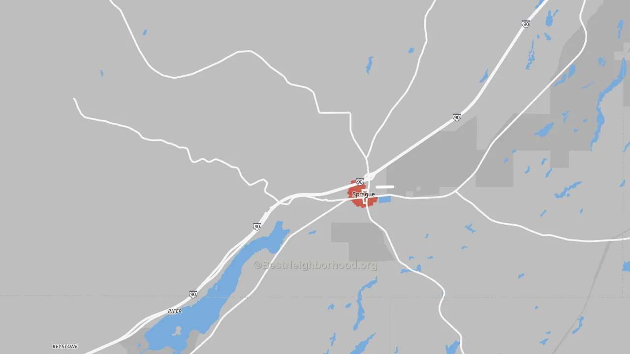 Transit Grade map of 99032, WA
