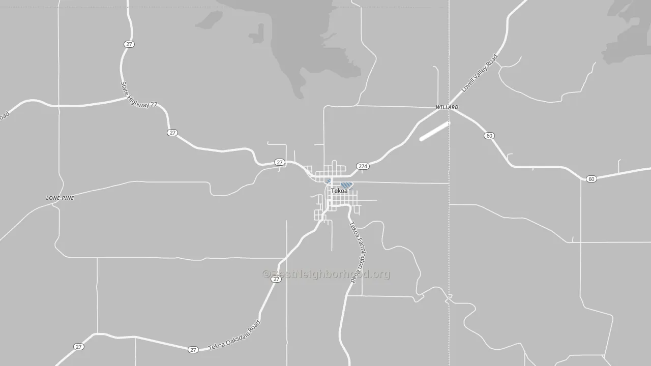Transit Grade map of 99033, WA