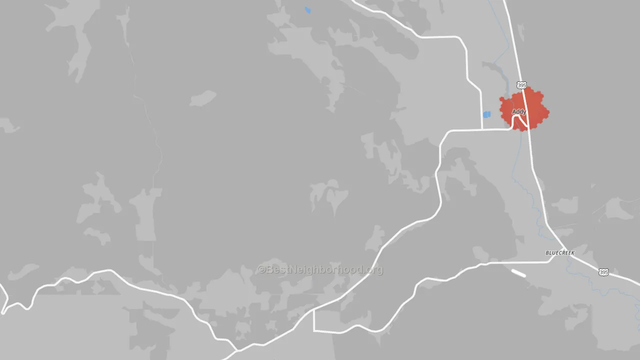 Transit Grade map of 99101, WA