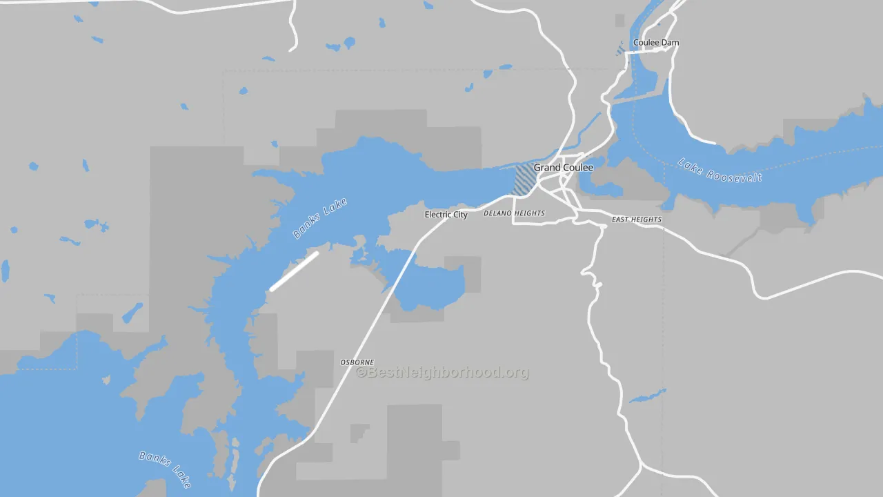 Transit Grade map of 99123, WA