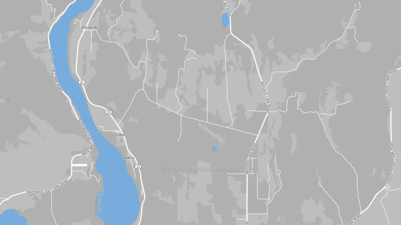 Transit Grade map of 99126, WA