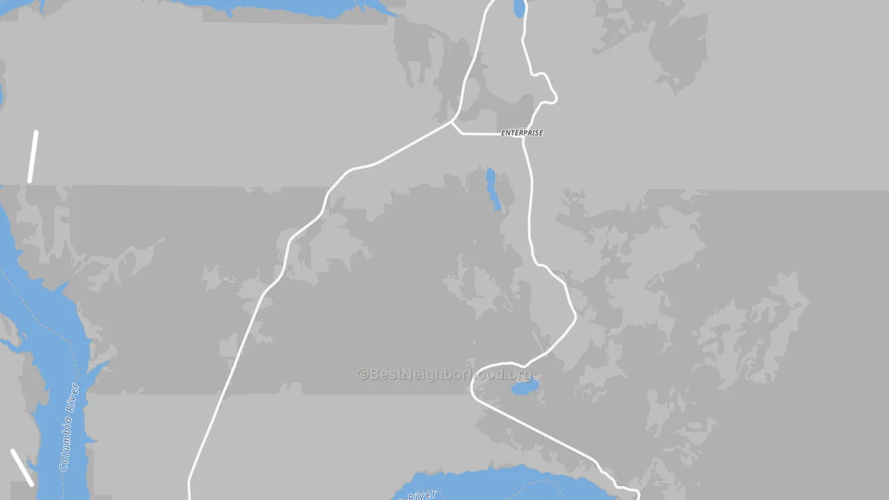 Transit Grade map of 99129, WA