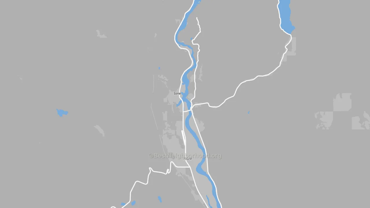 Transit Grade map of 99139, WA