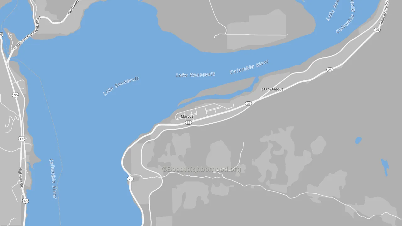 Transit Grade map of 99151, WA