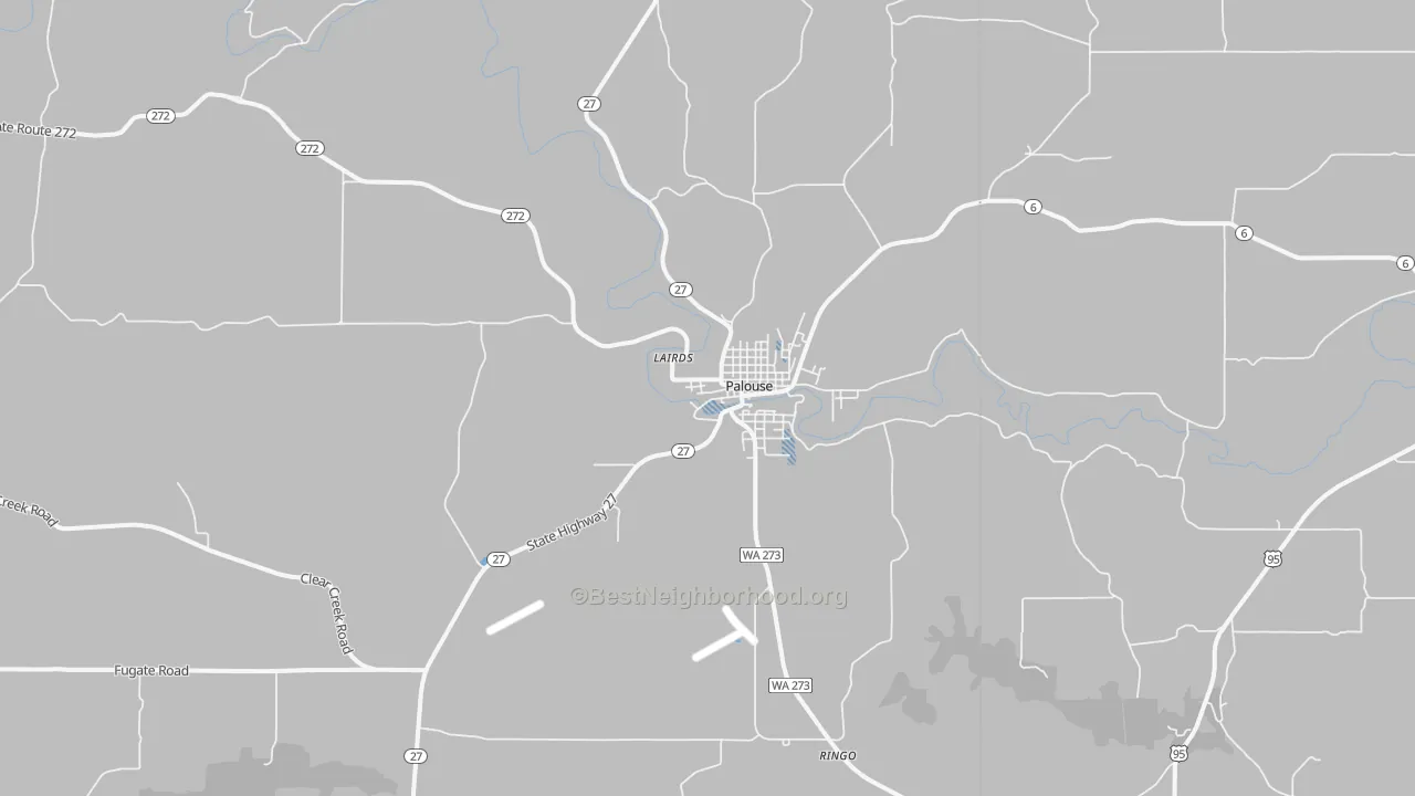 Transit Grade map of 99161, WA