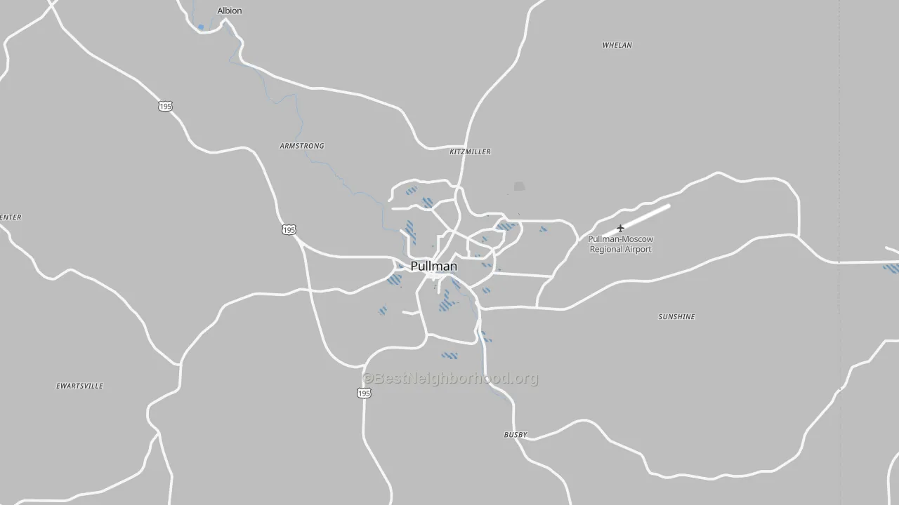 Transit Grade map of 99163, WA