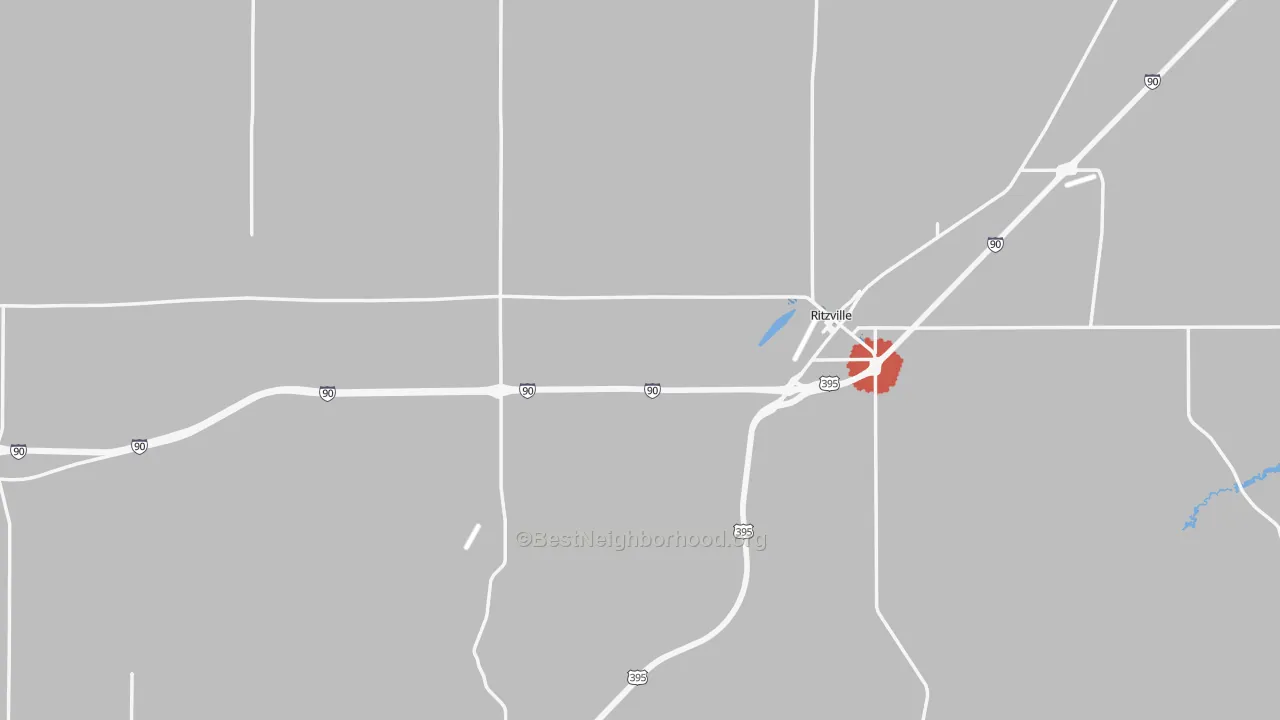 Transit Grade map of 99169, WA