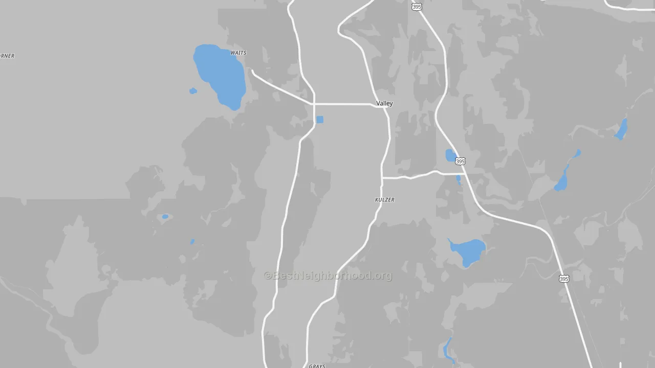 Transit Grade map of 99181, WA