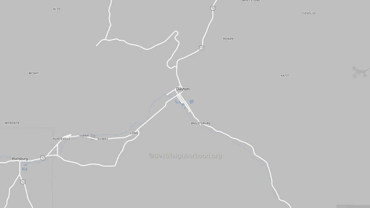 Transit Grade map of 99328, WA