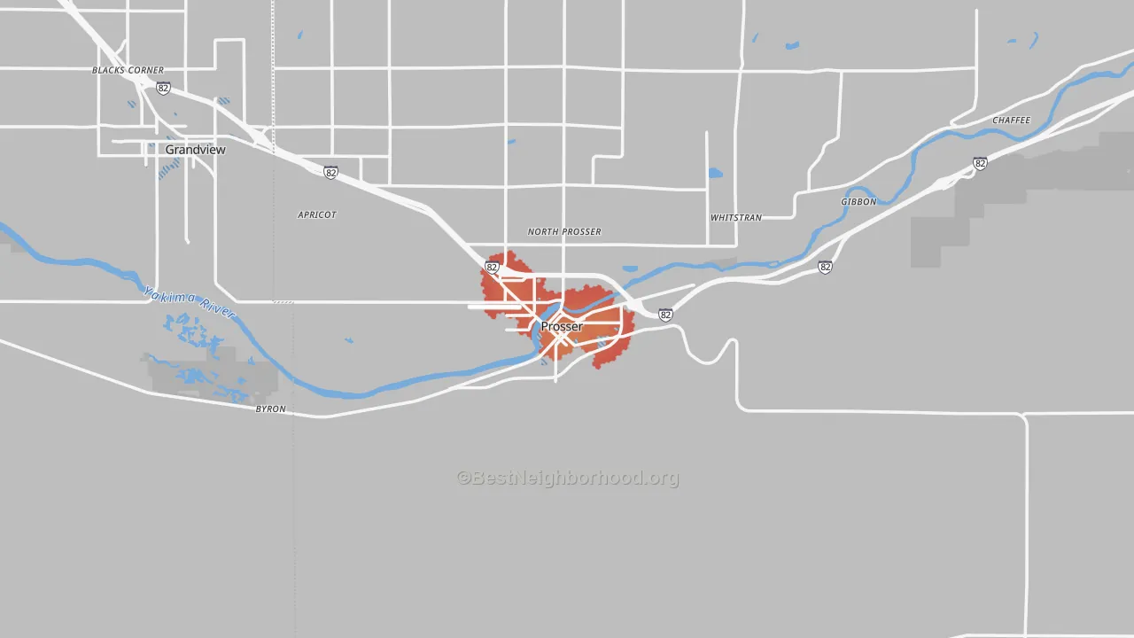 Transit Grade map of 99350, WA