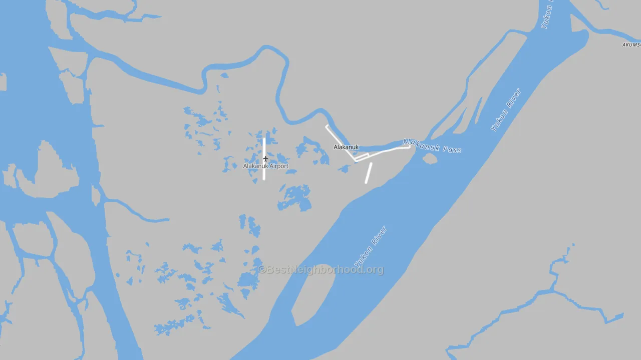 Transit Grade map of 99554, AK