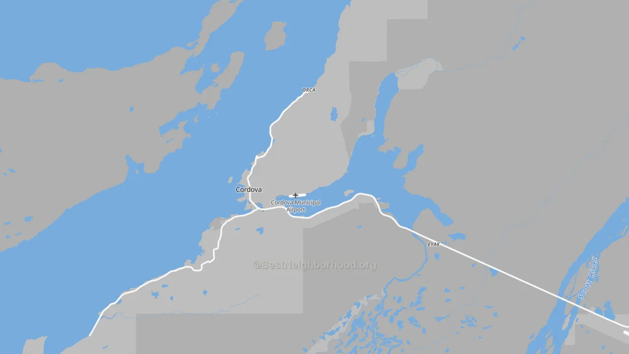 Transit Grade map of 99574, AK