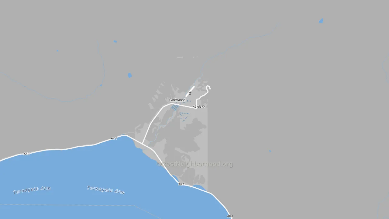 Transit Grade map of 99587, AK