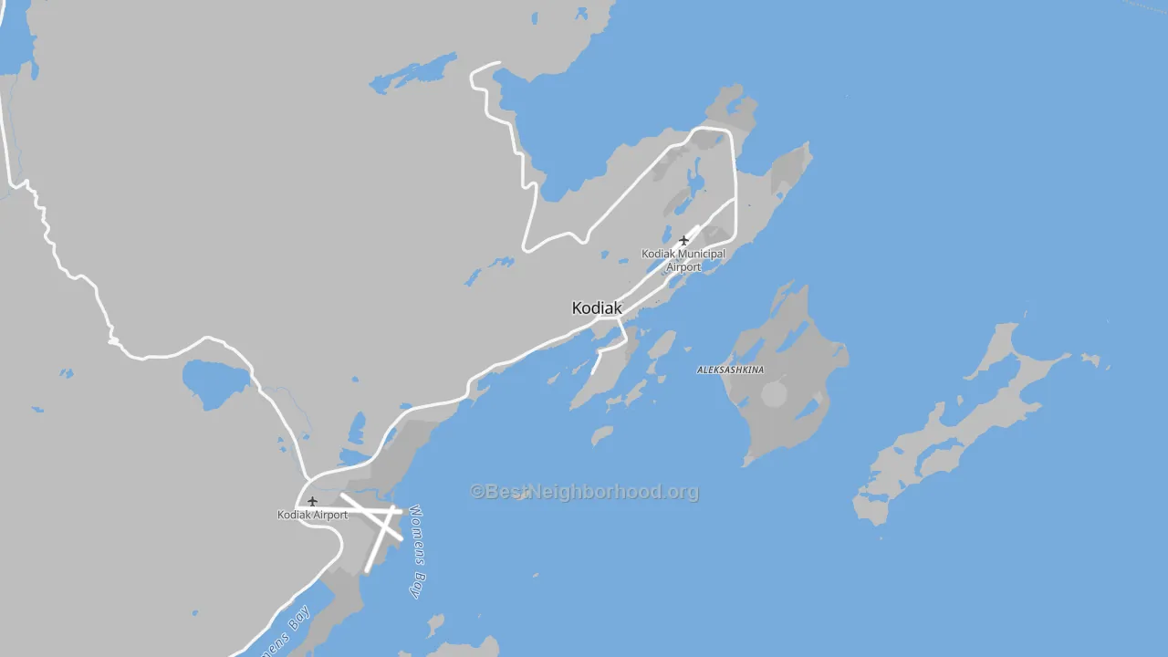 Transit Grade map of 99615, AK