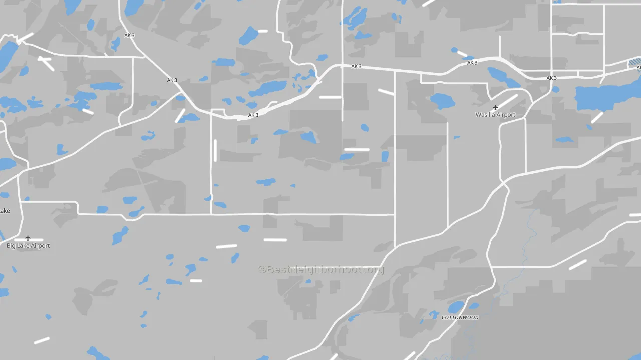 Transit Grade map of 99623, AK