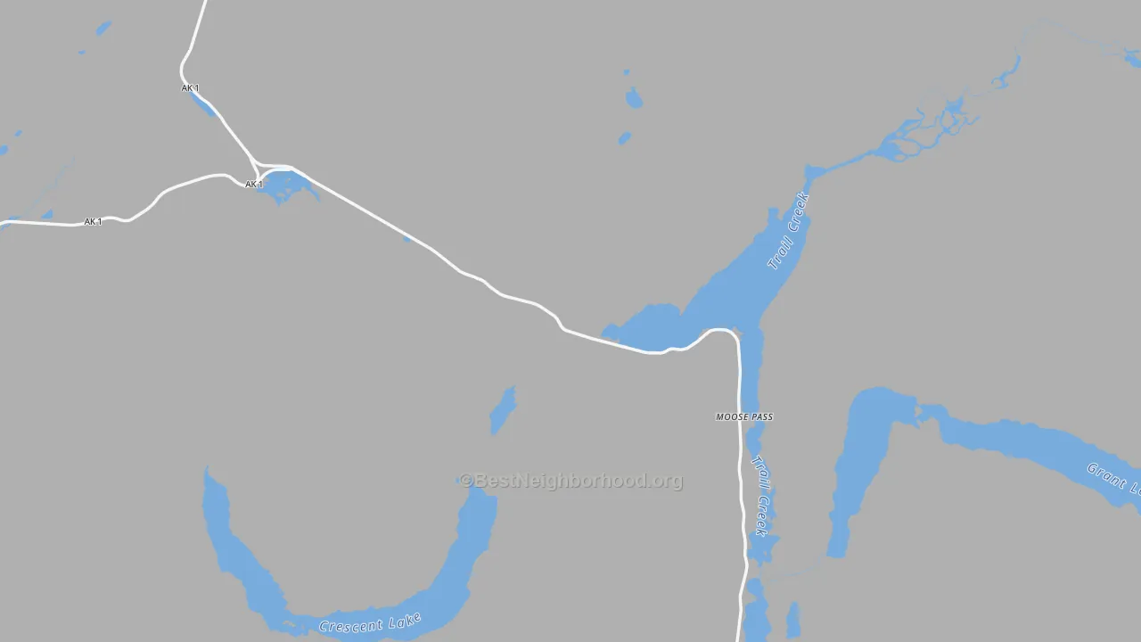 Transit Grade map of 99631, AK