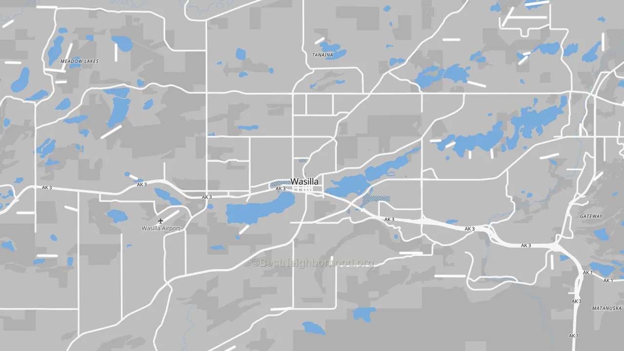Transit Grade map of 99654, AK