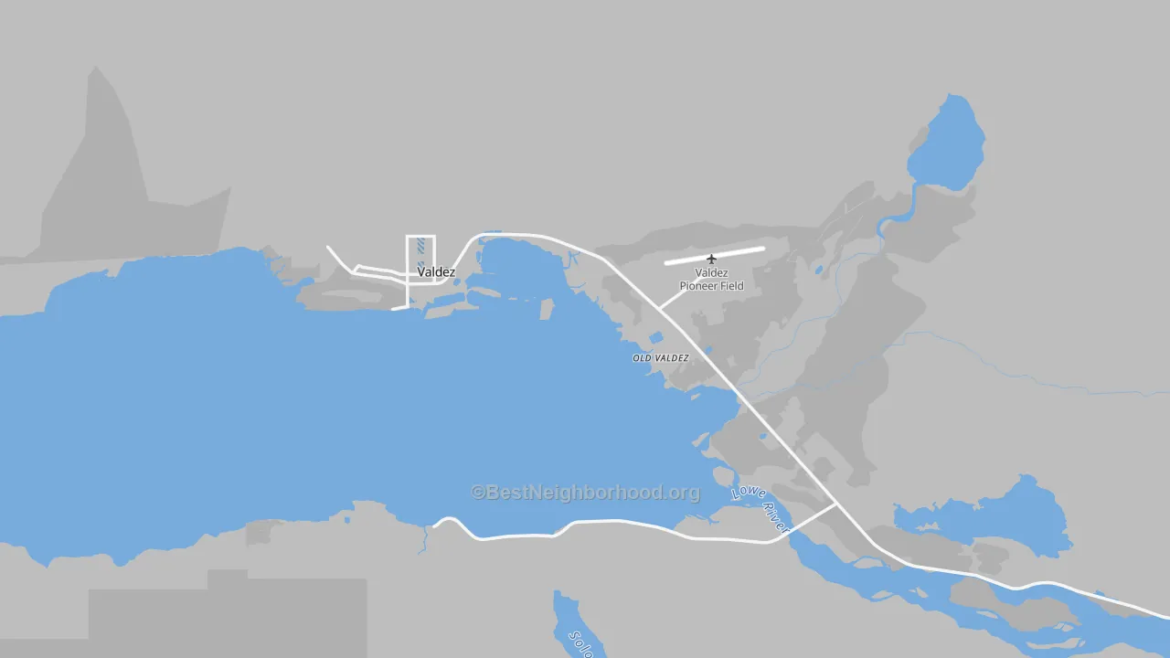 Transit Grade map of 99686, AK