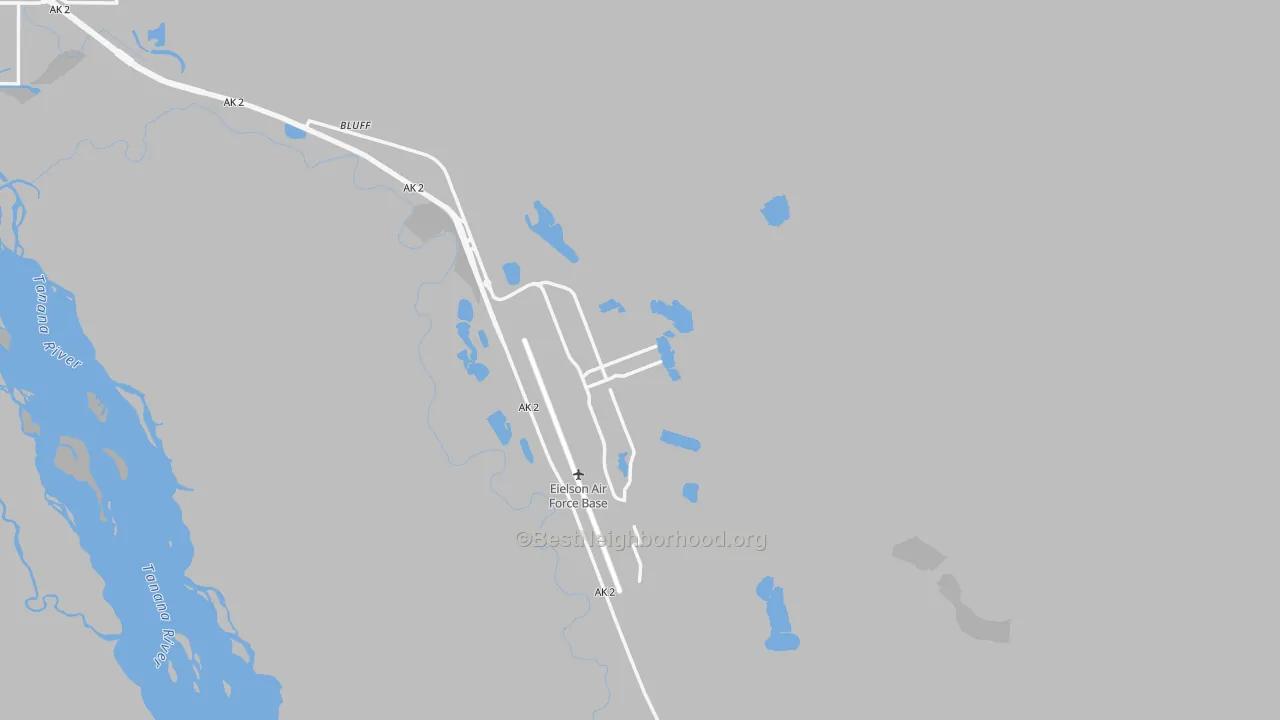 Transit Grade map of 99702, AK