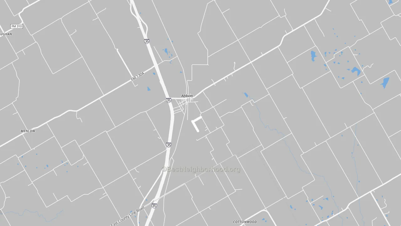 Transit Grade map of Abbott, TX