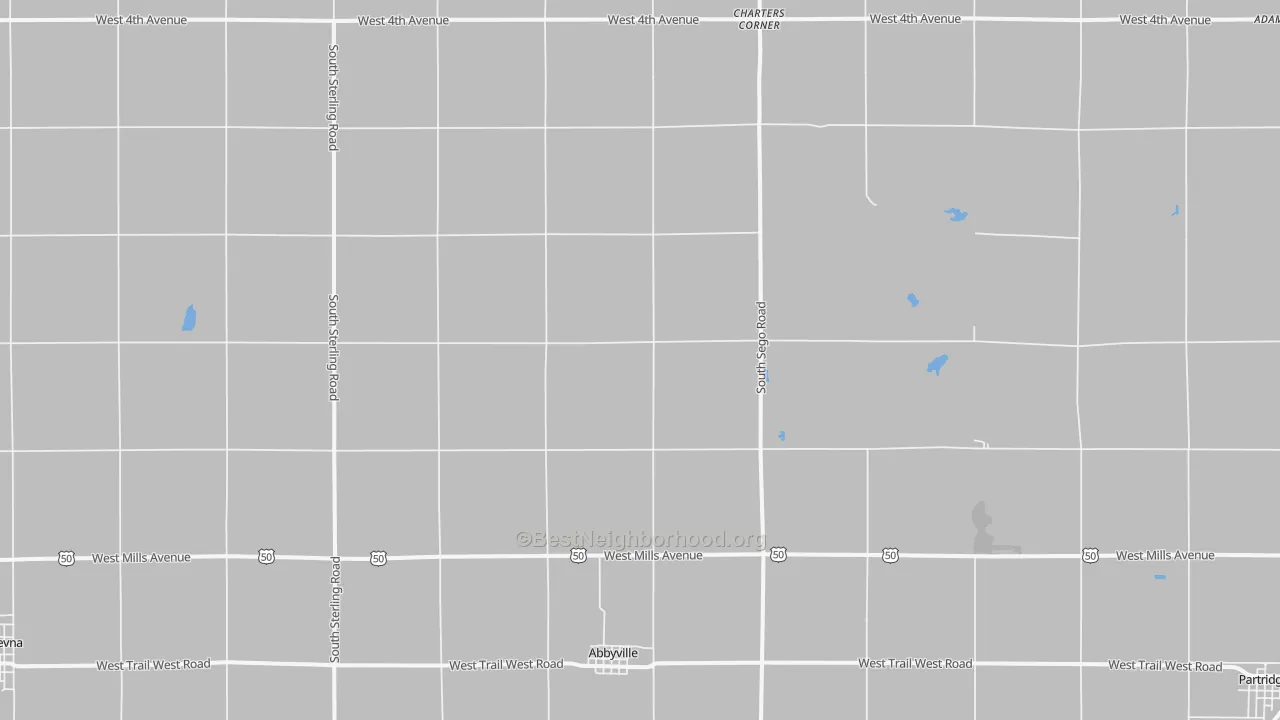 Transit Grade map of Abbyville, KS