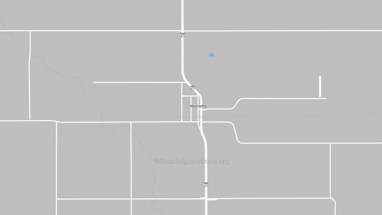 Transit Grade map of Abernathy, TX