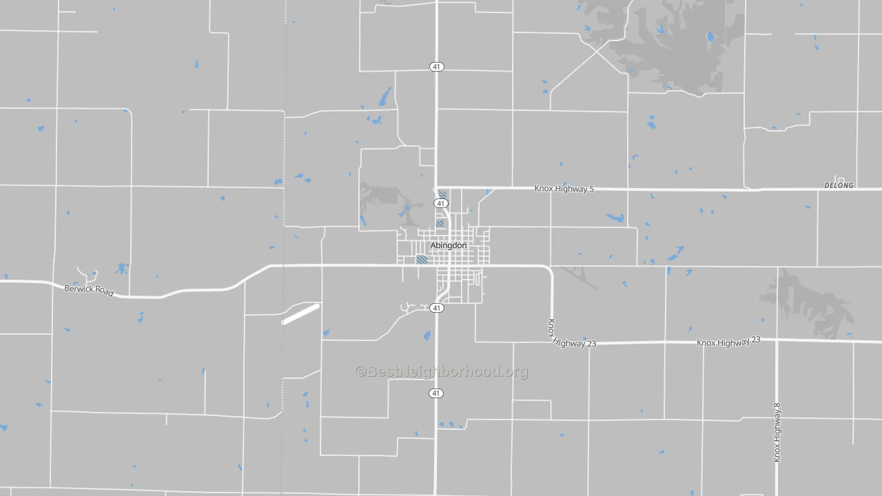 Transit Grade map of Abingdon, IL